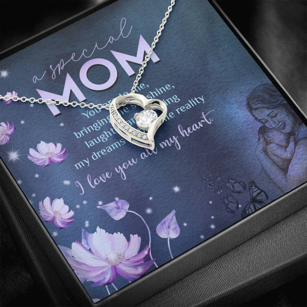 To My Mom Forever Love Necklace