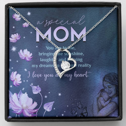 To My Mom Forever Love Necklace