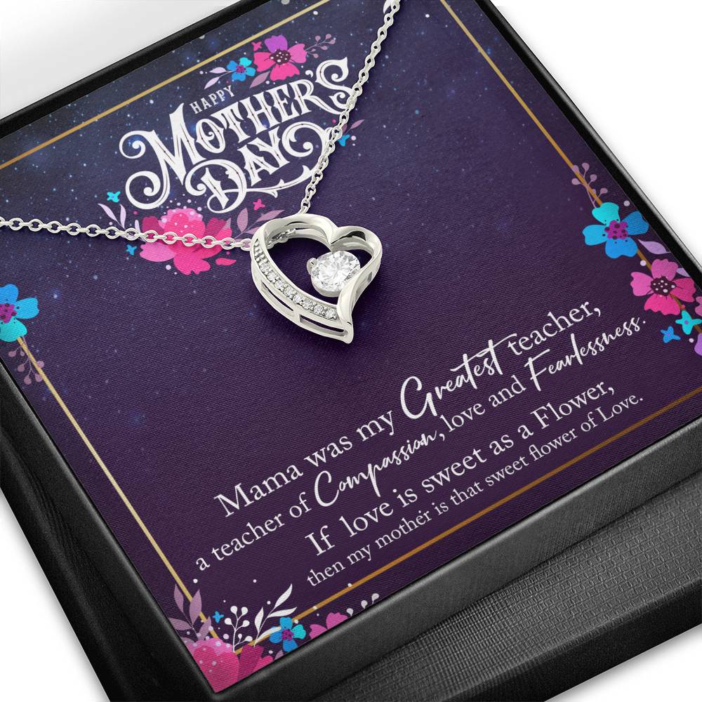To My Mom Forever Love Necklace
