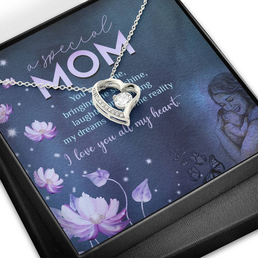 To My Mom Forever Love Necklace