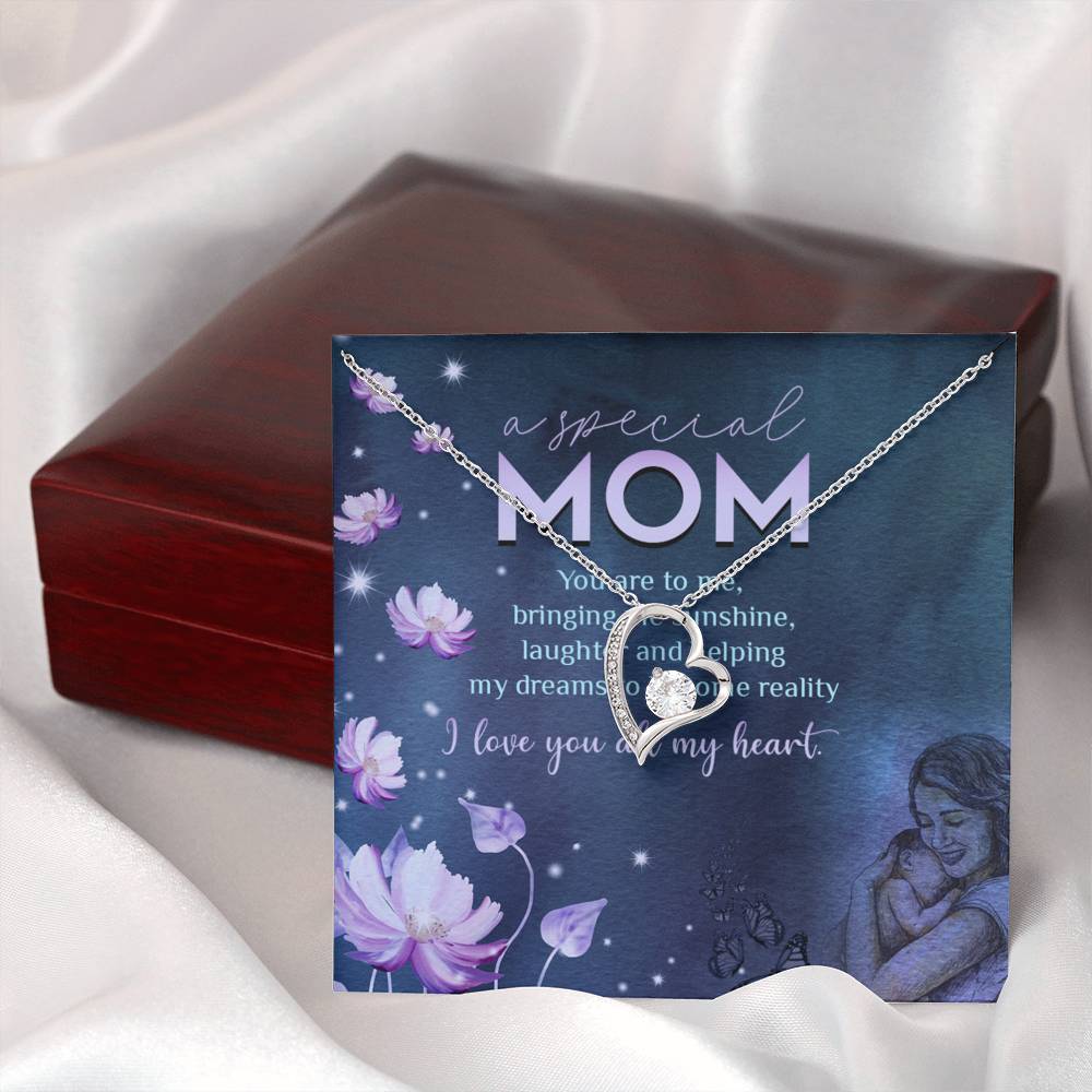 To My Mom Forever Love Necklace