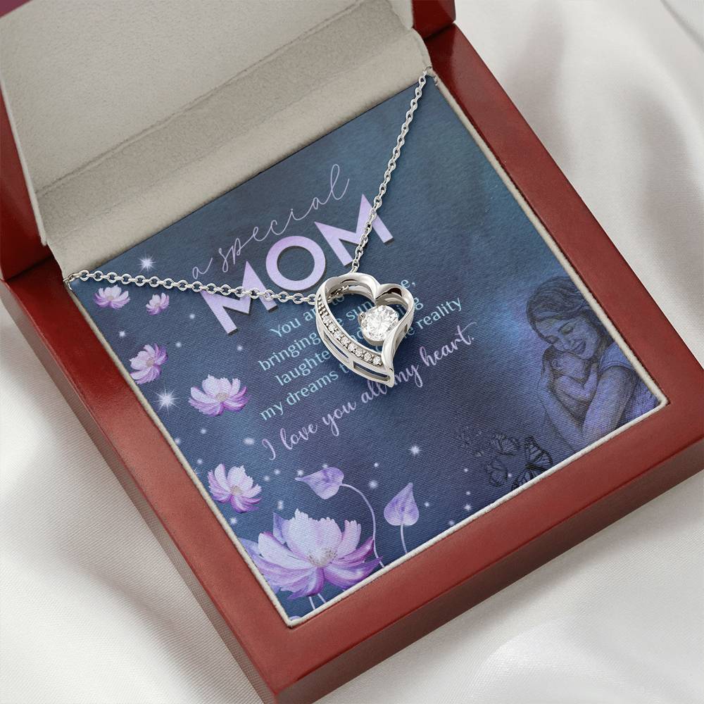 To My Mom Forever Love Necklace