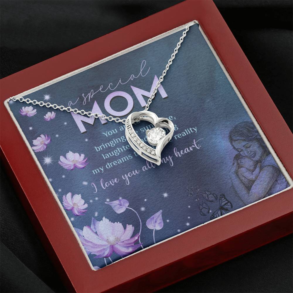 To My Mom Forever Love Necklace