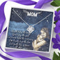 To My Mom Love Knot Necklace
