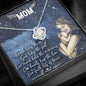 To My Mom Love Knot Necklace