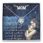 To My Mom Love Knot Necklace