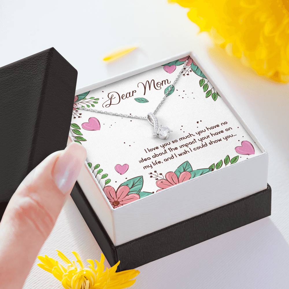 To My Mom Alluring Beauty Necklace