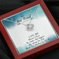 Love Knot Necklace with POD Message Card