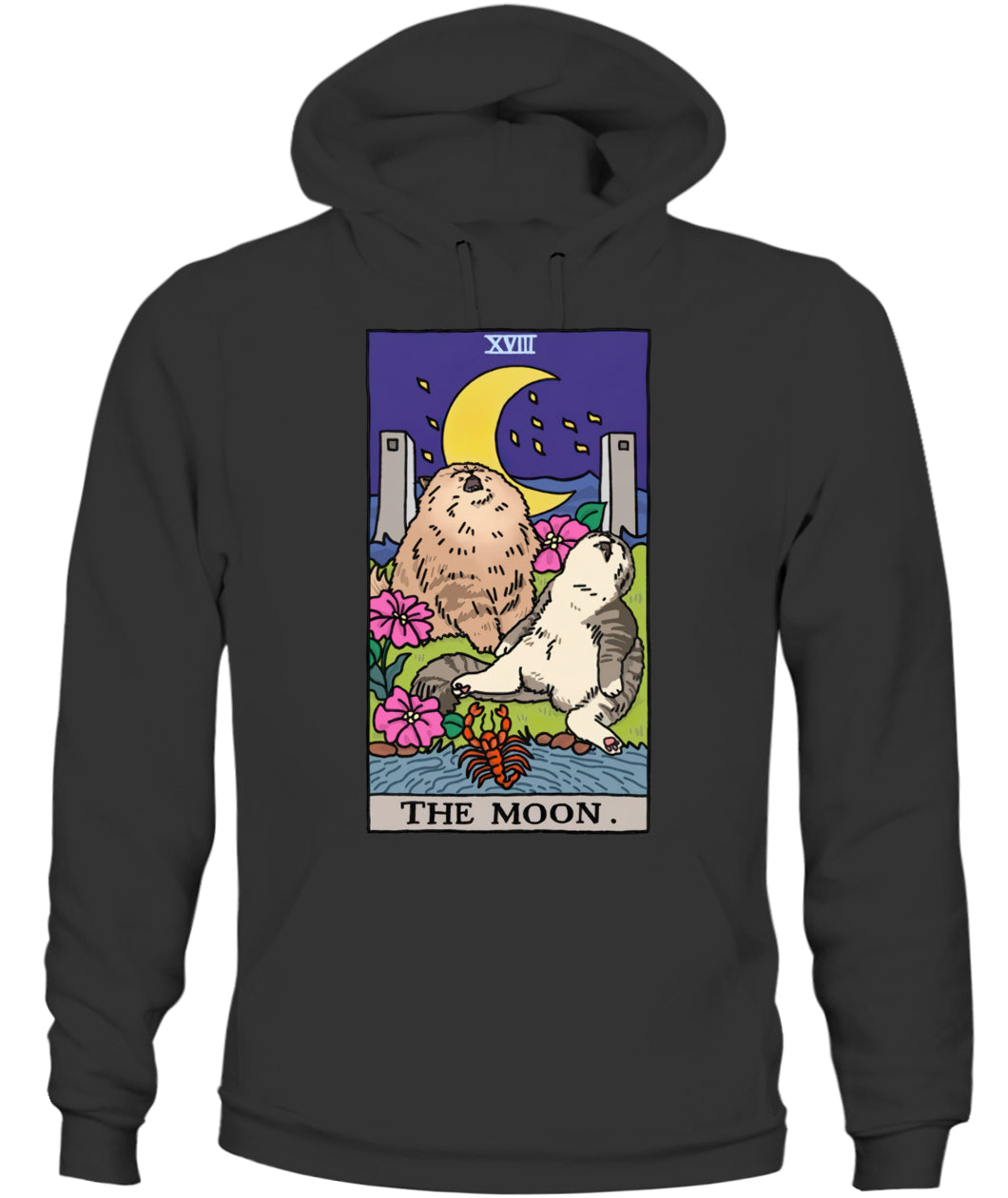 Sad Cat Meme The Moon Tarot Women's Tee & Unisex Tee