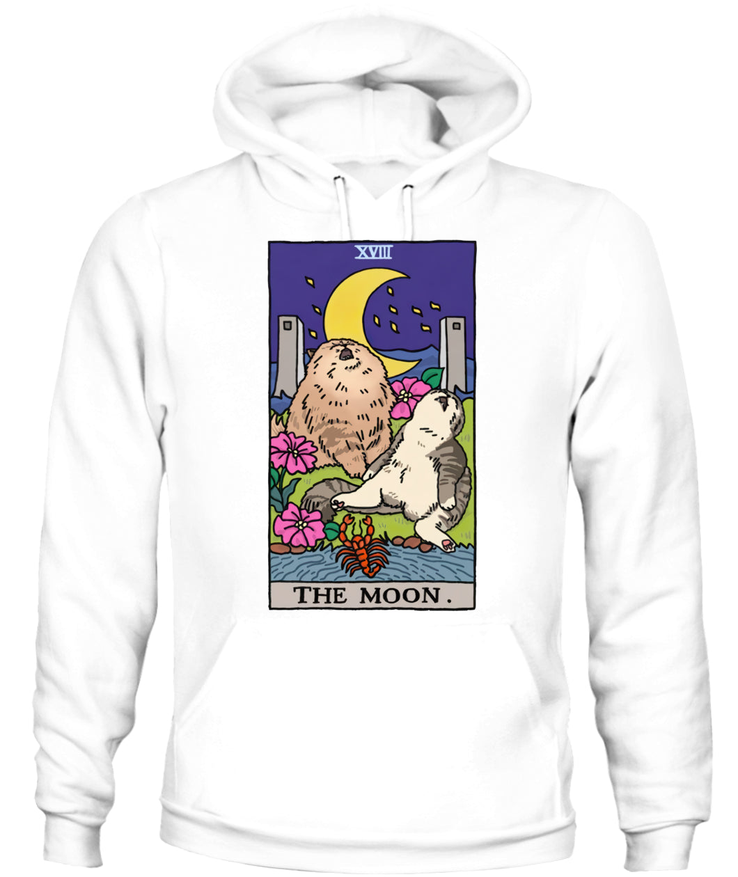 Sad Cat Meme The Moon Tarot Women's Tee & Unisex Tee