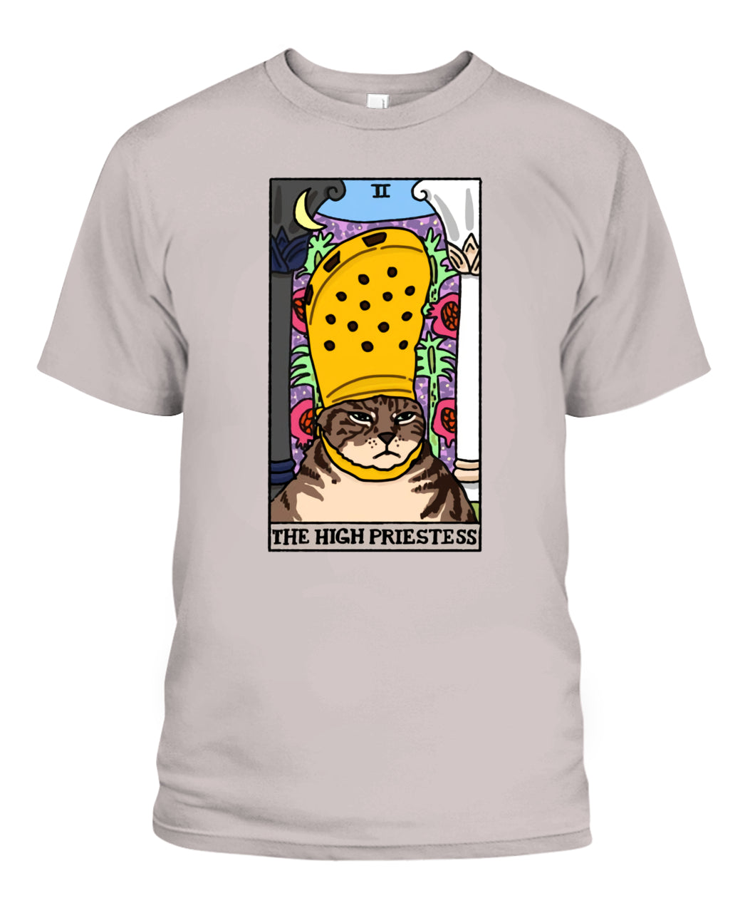 The High Priestess Crocs Cat Meme Tarot Women's Tee & Unisex Tee
