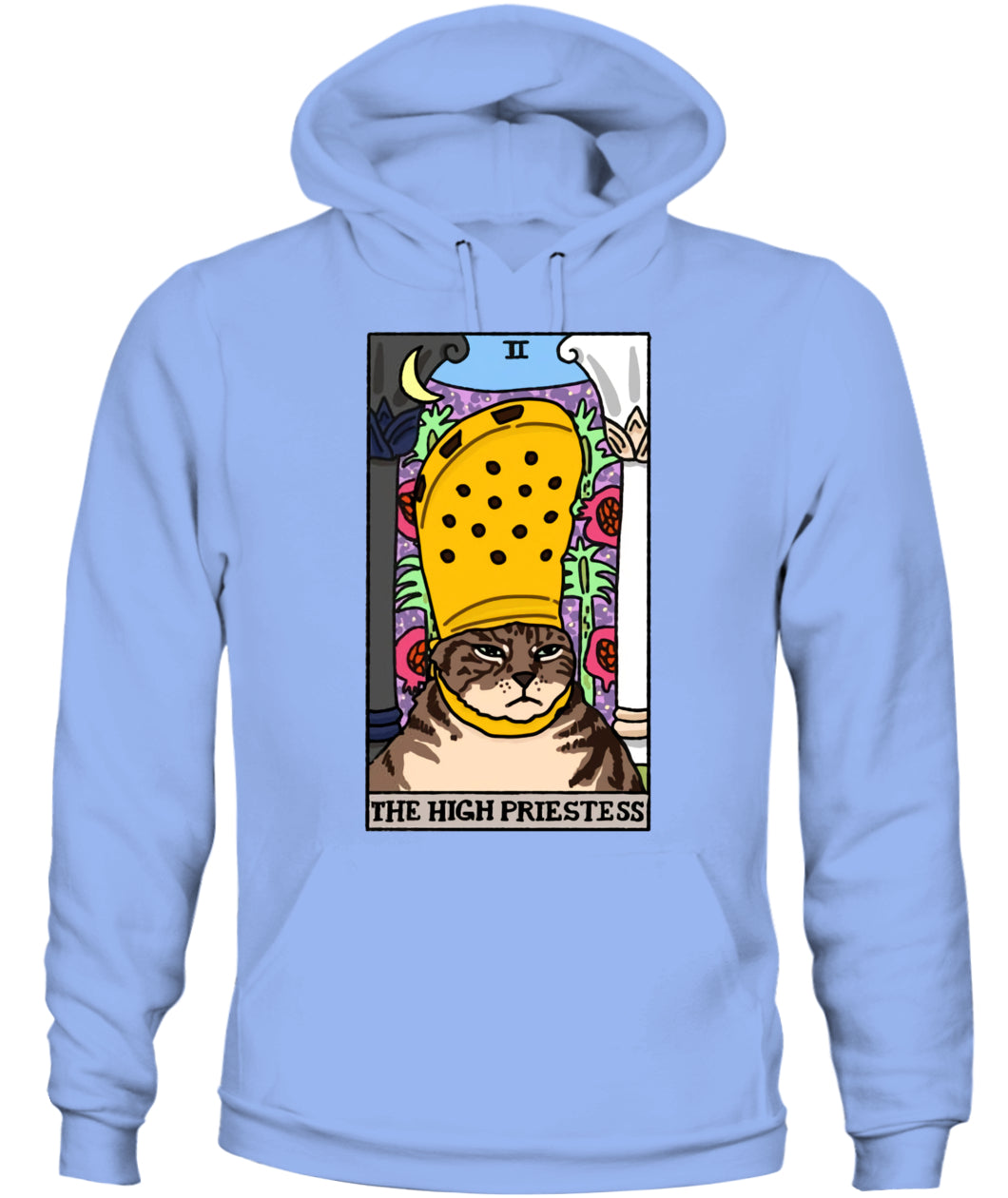 The High Priestess Crocs Cat Meme Tarot Women's Tee & Unisex Tee