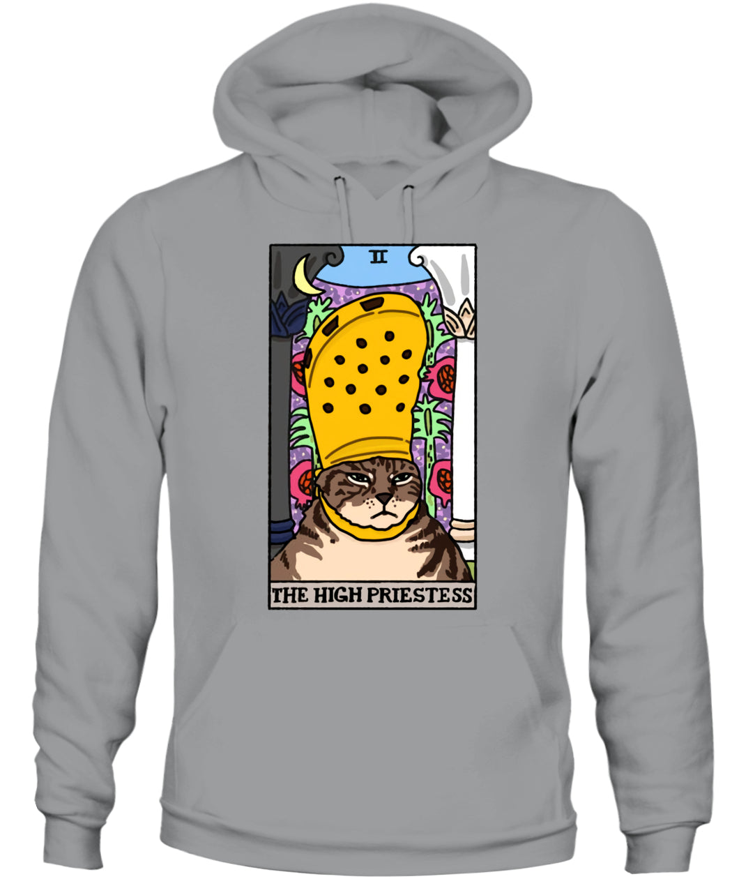 The High Priestess Crocs Cat Meme Tarot Women's Tee & Unisex Tee