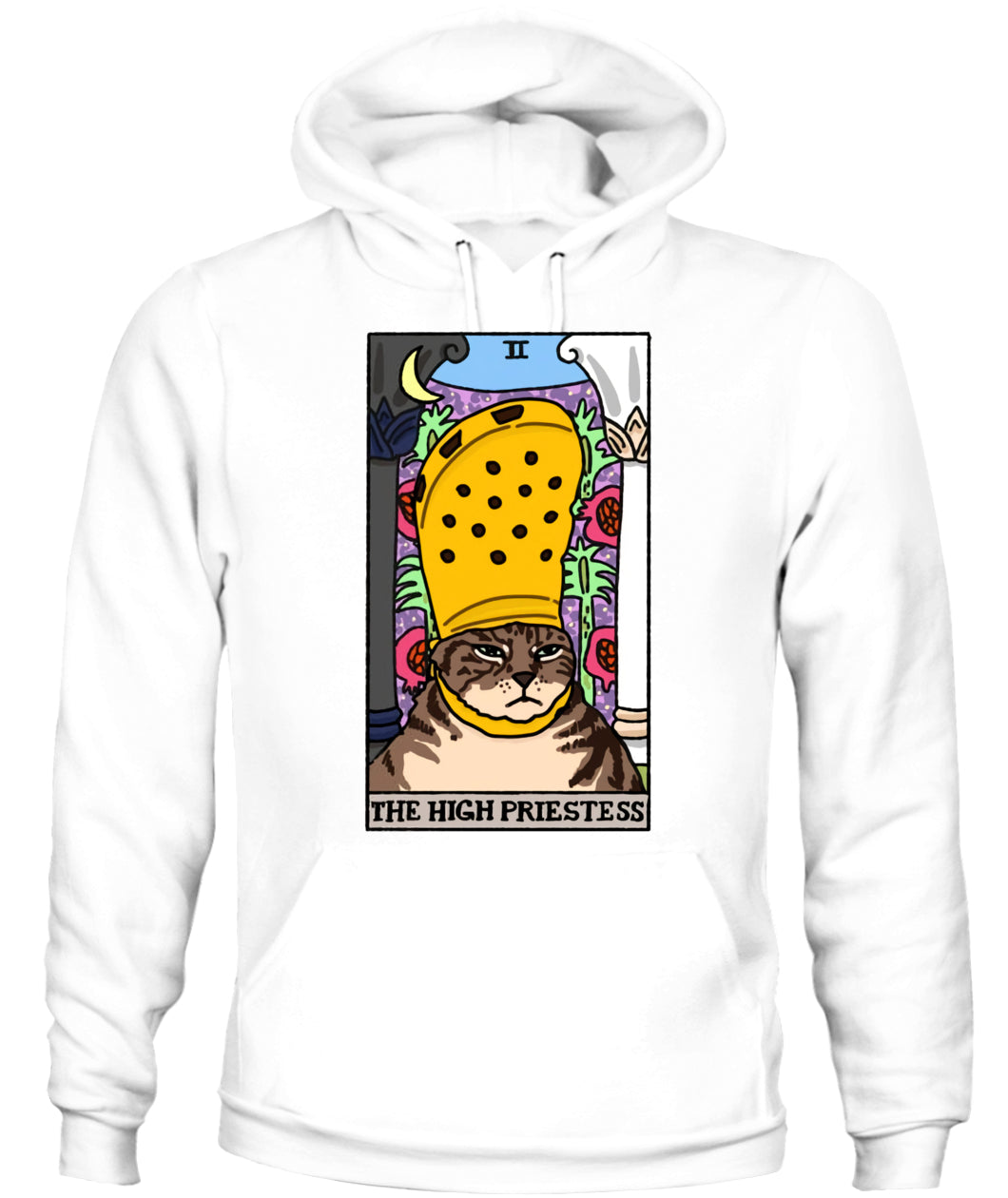 The High Priestess Crocs Cat Meme Tarot Women's Tee & Unisex Tee