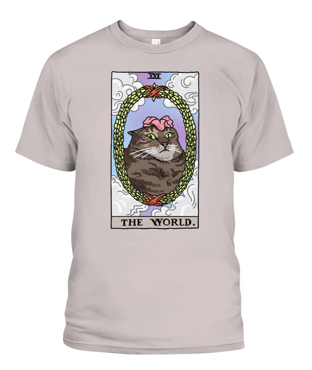 The World Tarot Flower Cat Women's Tee & Unisex Tee