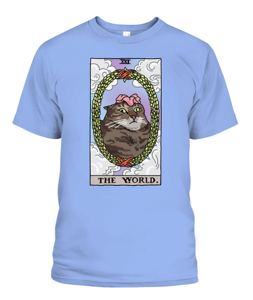 The World Tarot Flower Cat Women's Tee & Unisex Tee