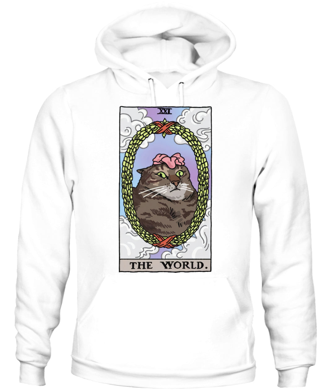 The World Tarot Flower Cat Women's Tee & Unisex Tee