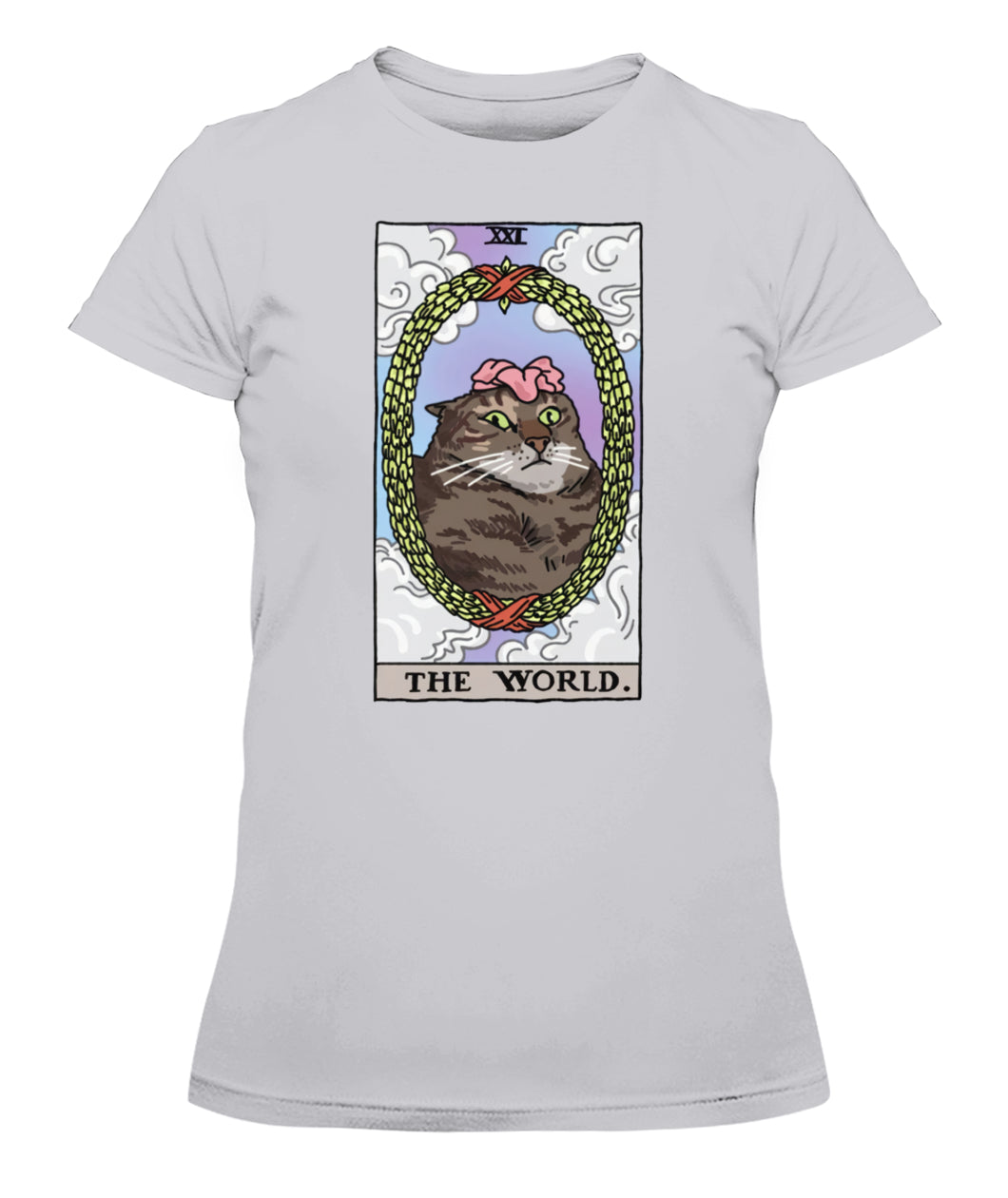 The World Tarot Flower Cat Women's Tee & Unisex Tee