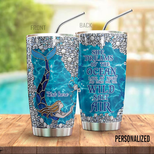 Mermaid Personalized Tumbler Ocean