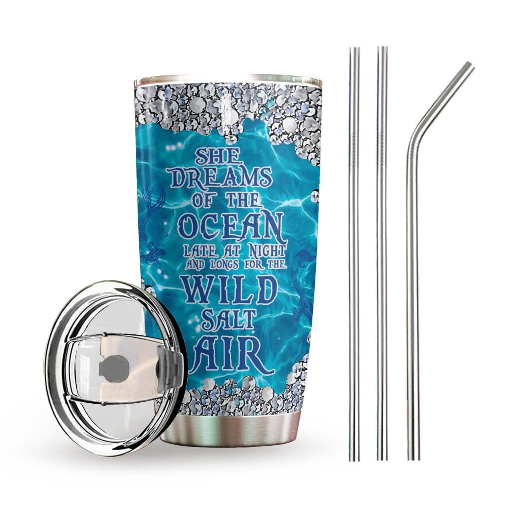 Mermaid Personalized Tumbler Ocean