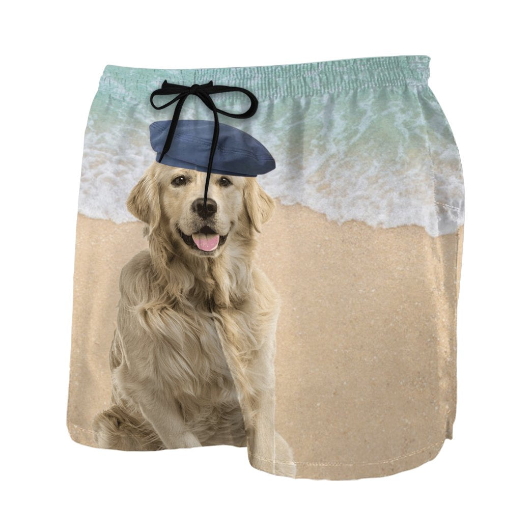 Labrador Retriever 3D Beach Shorts Beach