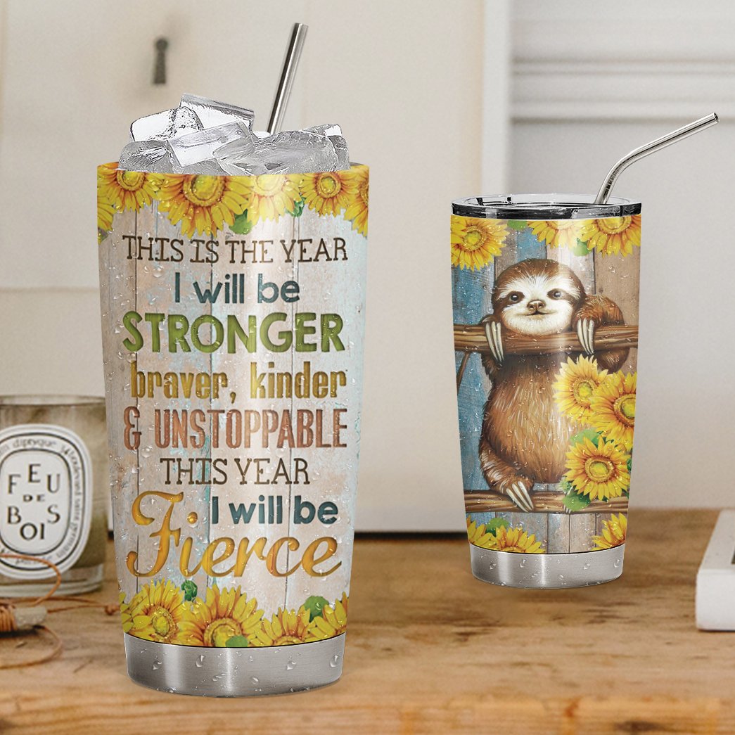 Sloth Tumbler This Is The Year