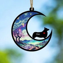 Load image into Gallery viewer, Personalized Pet Dog Cat Memorial Suncatcher
