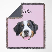 Load image into Gallery viewer, Personalized Pet Custom Woven Blanket

