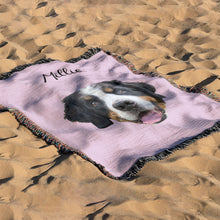 Load image into Gallery viewer, Personalized Pet Custom Woven Blanket
