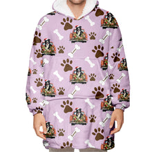 Load image into Gallery viewer, Personalized Dog Car Blanket Hoodie
