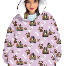 Load image into Gallery viewer, Personalized Dog Car Blanket Hoodie
