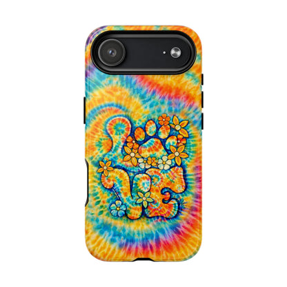 LOVE PAW PRINT SWIRL MAGNETIC PHONE CASE  - TLHN2304264