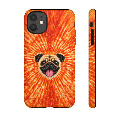 PUG DOG ORANGE  PHONE CASE - TLNT1604261