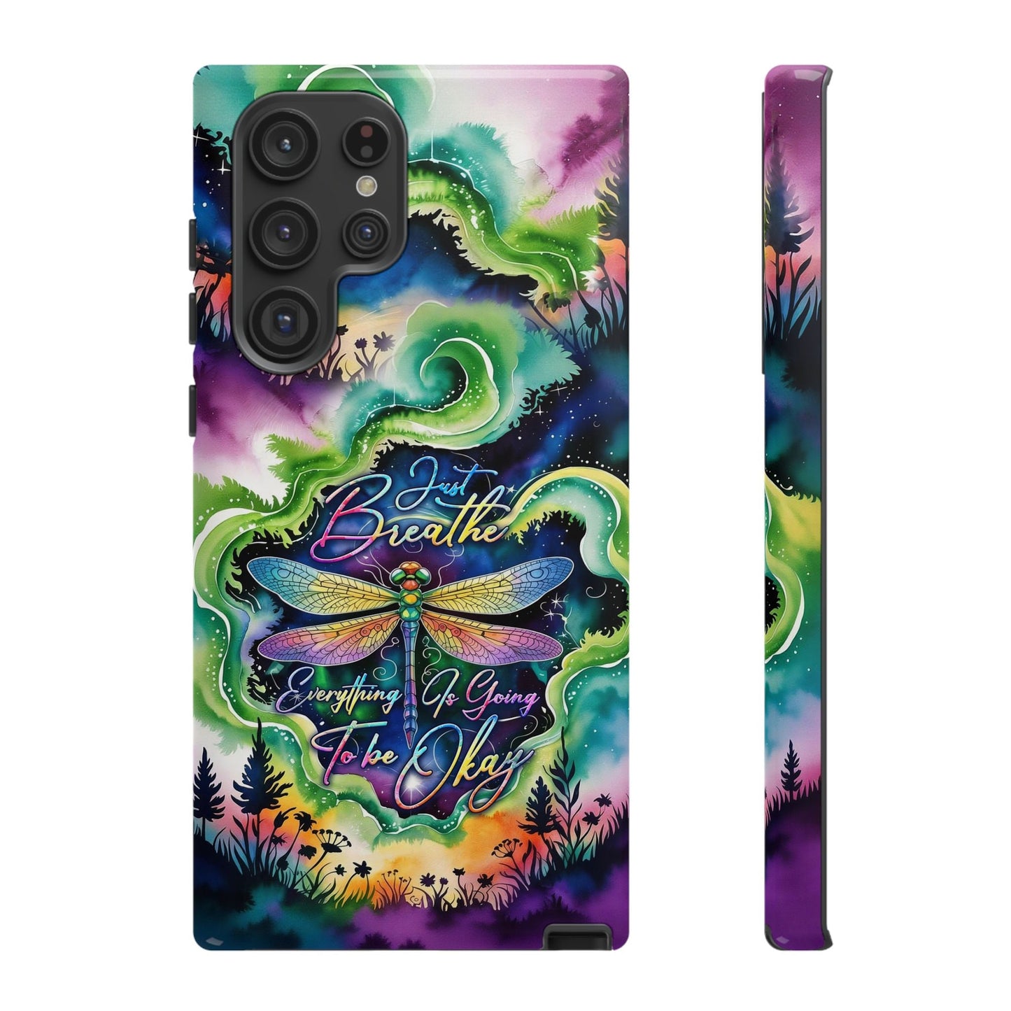 JUST BREATH DRAGONFLY  PHONE CASE  - TLHG2304264