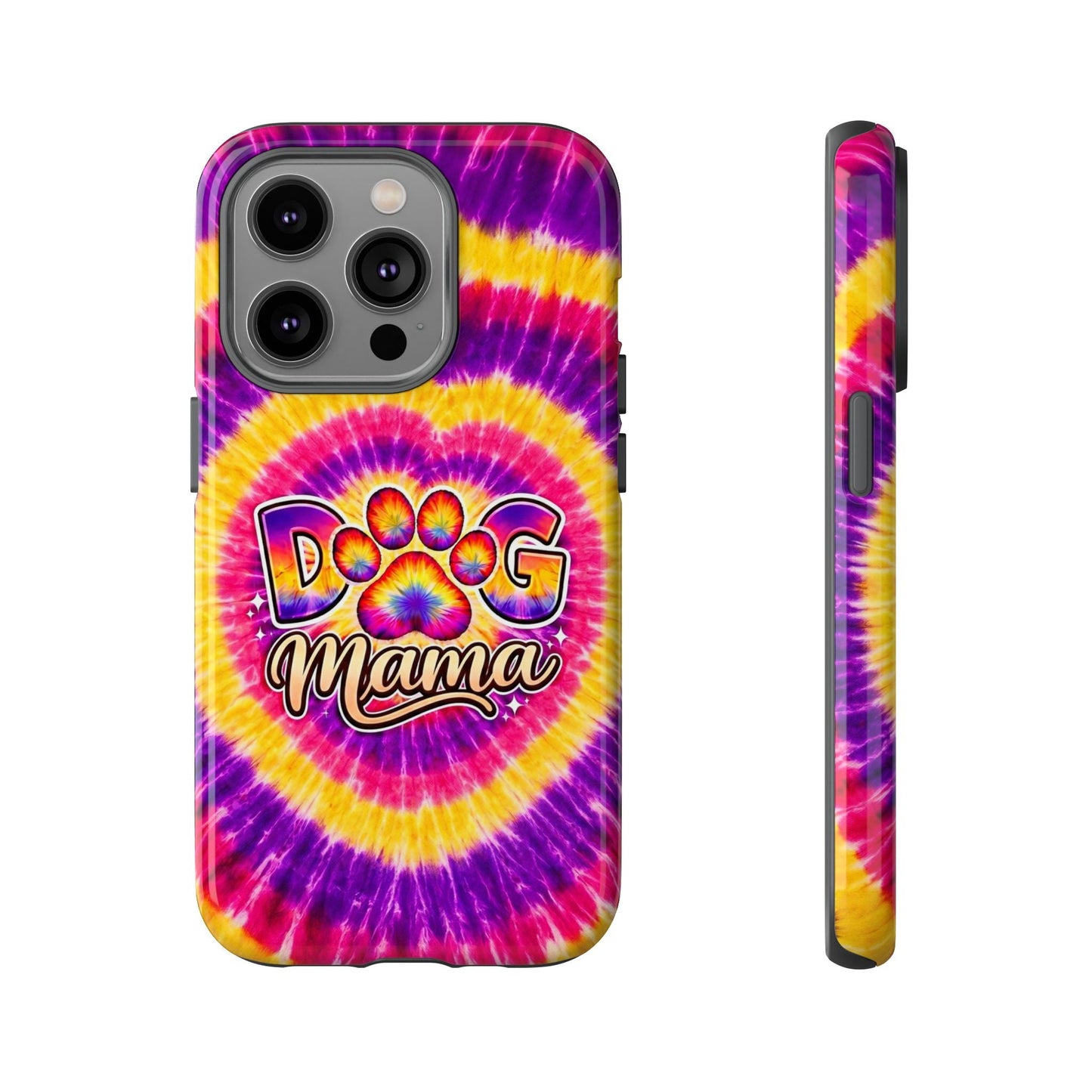 DOG MAMA PAW PRINT SWIRL PHONE CASE   - TLNT1504261