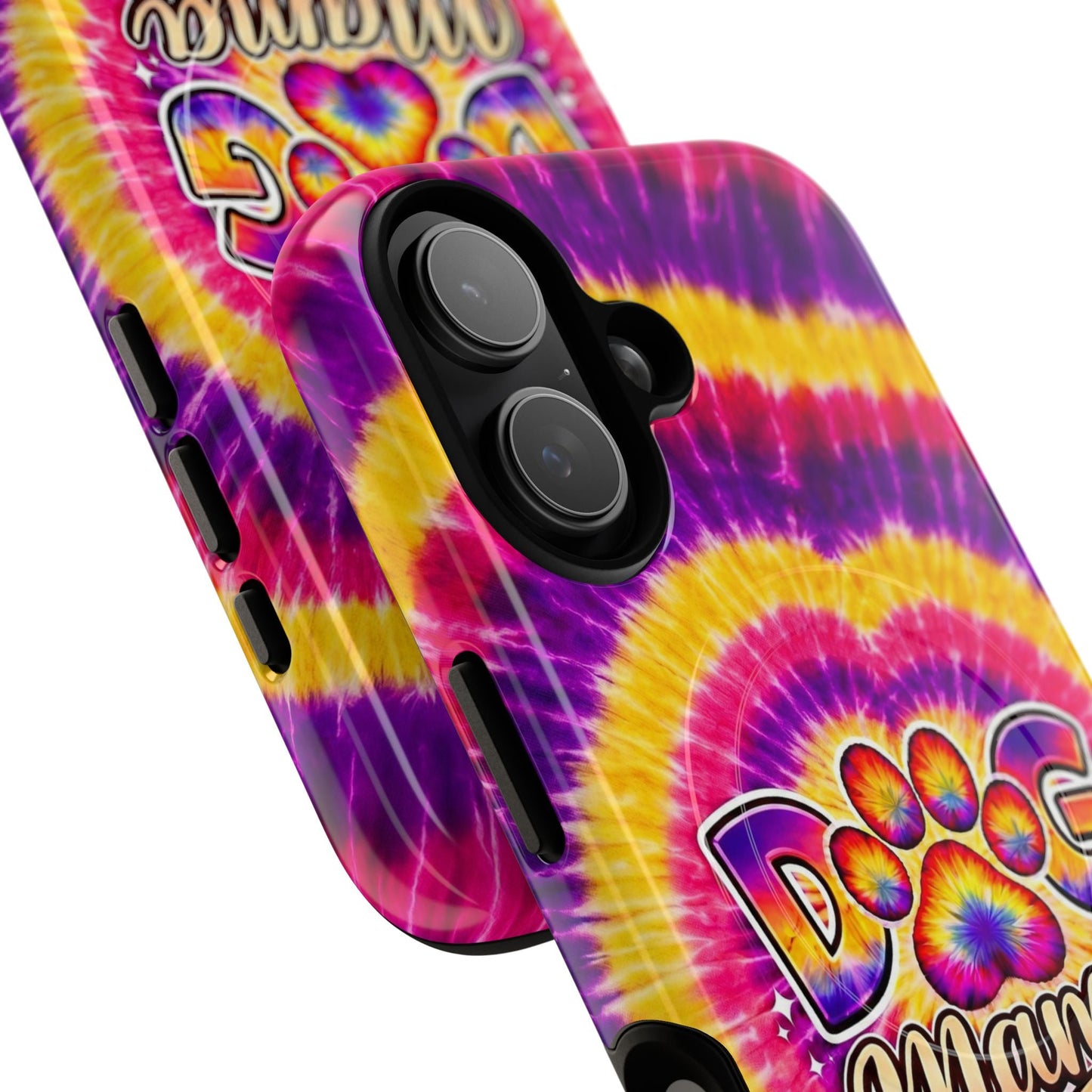 DOG MAMA PAW PRINT SWIRL MAGNETIC PHONE CASE  - TLNT1504261