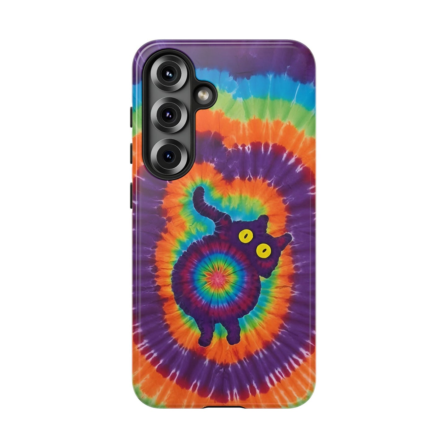 FUNNY CAT SWIRL PHONE CASE - TLNO1604261