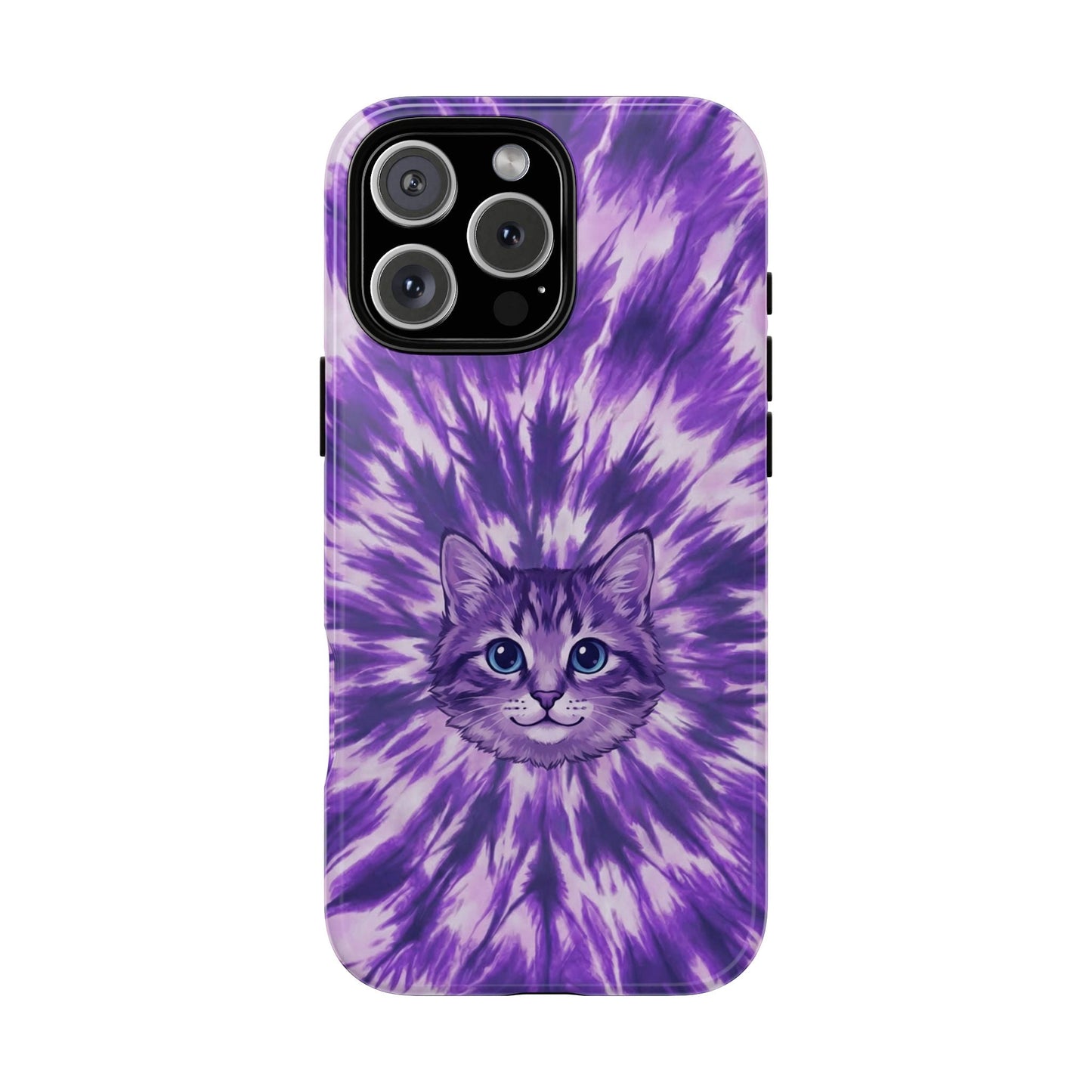 PURPLE AURA CAT PHONE CASE - TYPQ1304269