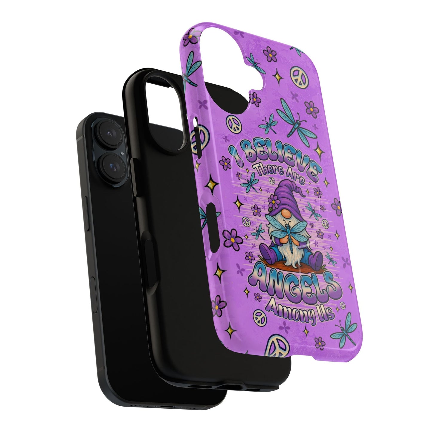 I BELIEVE THERE ARE ANGELS AMONG US GNOME MAGNETIC PHONE CASE - TLNO1604262