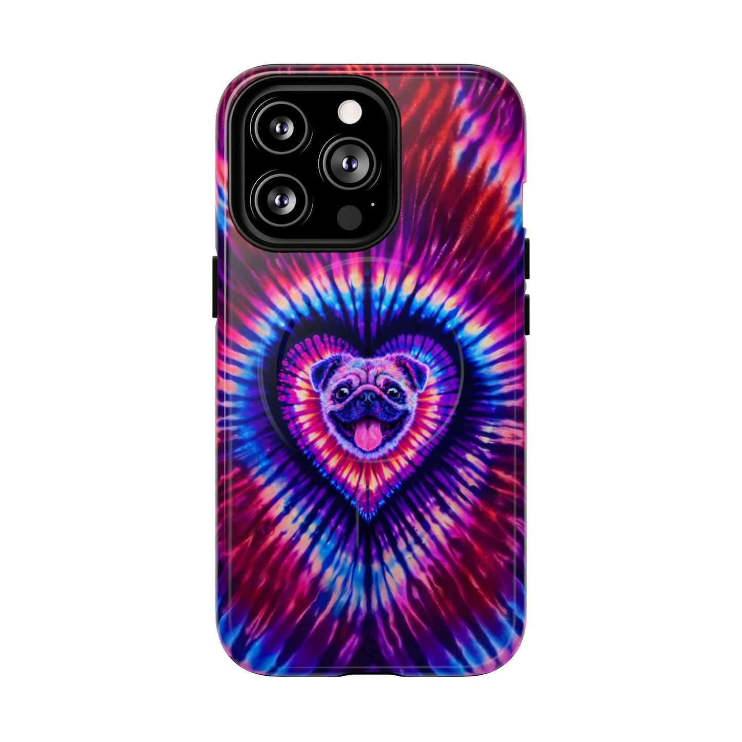 PUG DOG HEART MAGNETIC PHONE CASE - TLTW1104264