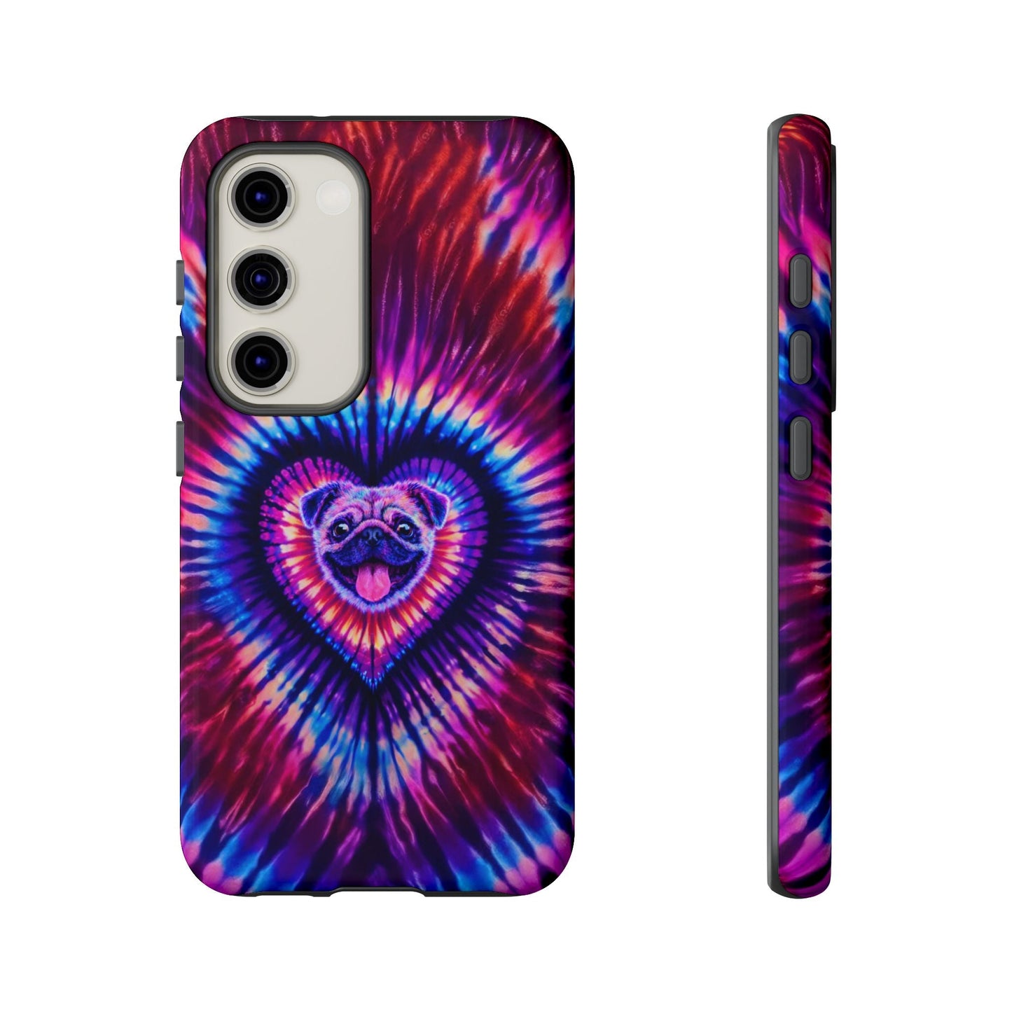 PUG DOG HEART SWIRL PHONE CASE  - TLTW1104264