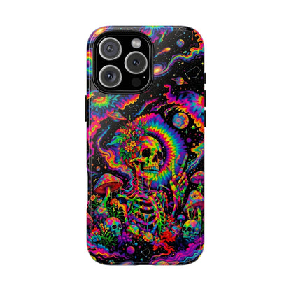 HIPPIE SKULL PSYCHEDELIC PHONE CASE  - TLNO2904262