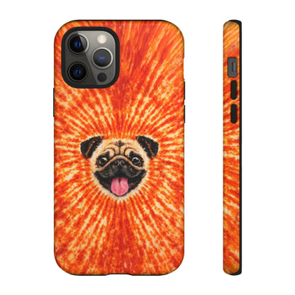 PUG DOG ORANGE  PHONE CASE - TLNT1604261