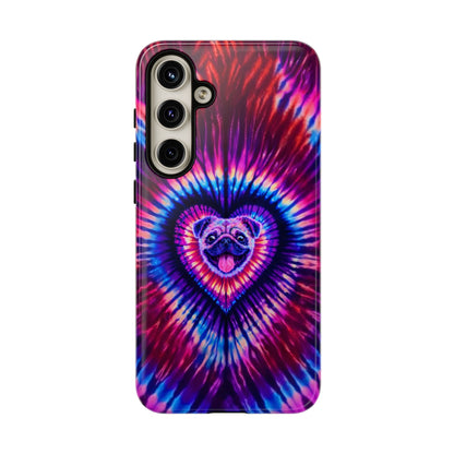 PUG DOG HEART SWIRL PHONE CASE  - TLTW1104264