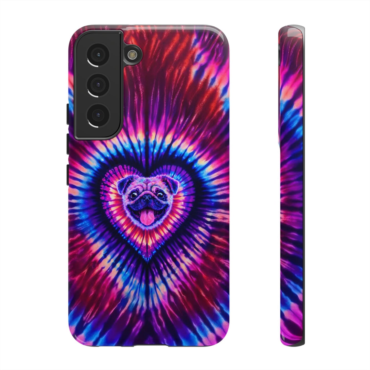PUG DOG HEART SWIRL PHONE CASE  - TLTW1104264