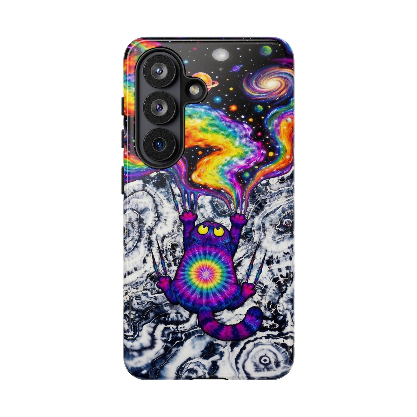 SCRATCHING CAT GALAXY PHONE CASE - KMTM1004261
