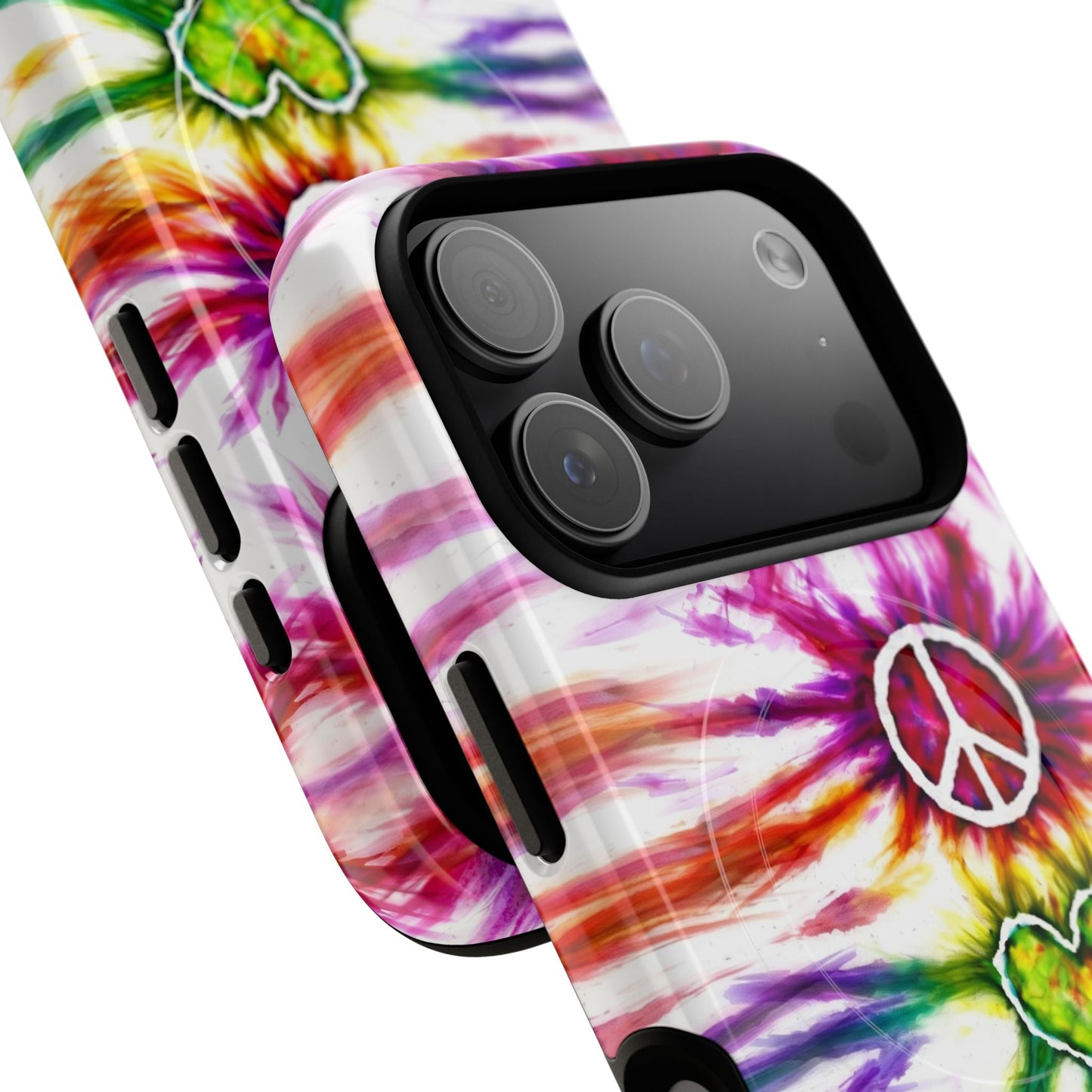 PEACE LOVE PAW PRINT MAGNETIC PHONE CASE - TLHG1304266