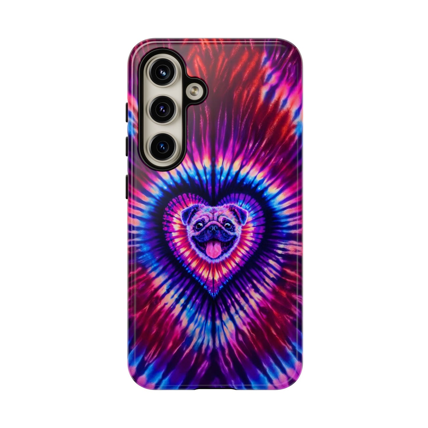 PUG DOG HEART SWIRL PHONE CASE  - TLTW1104264