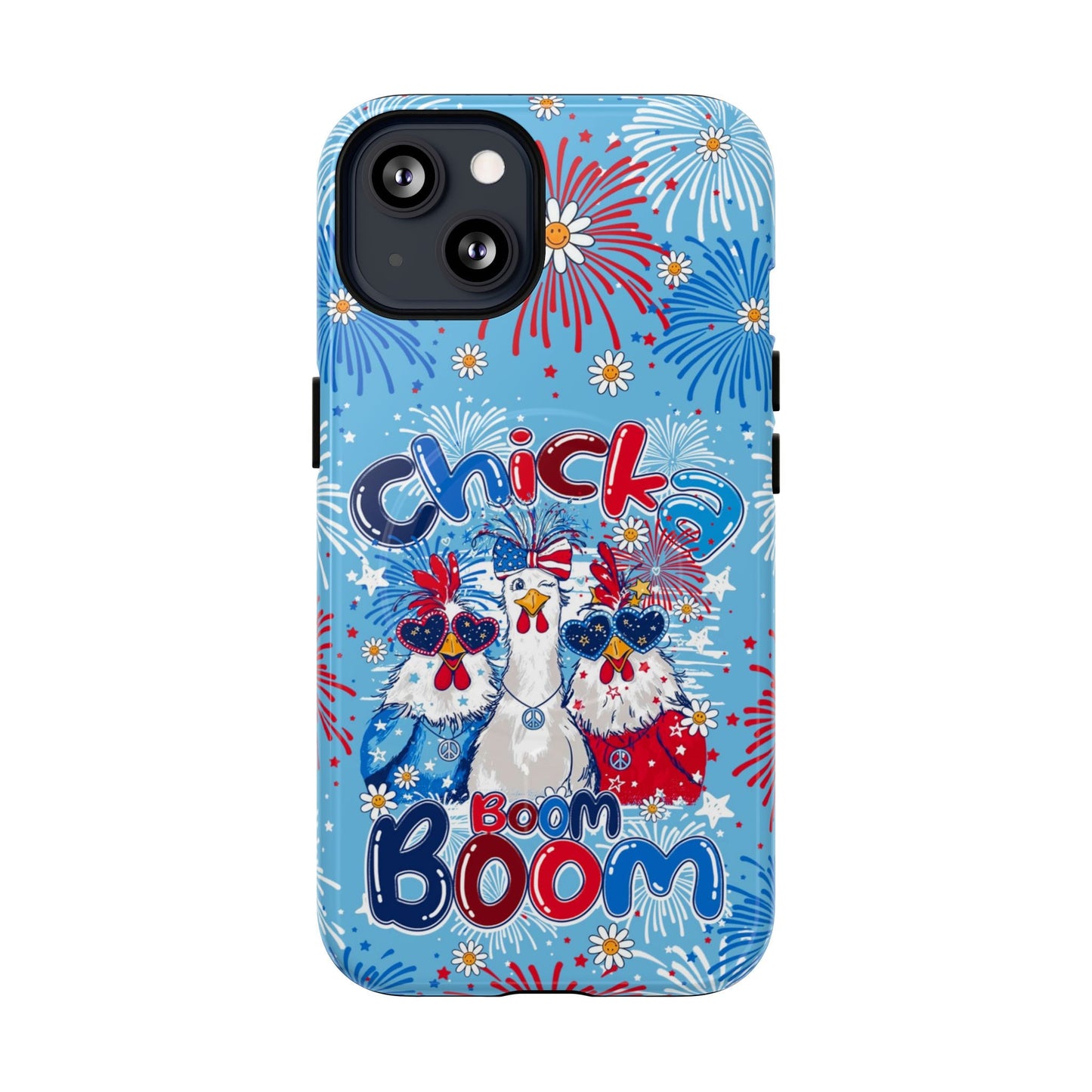 CHICKA BOOM BOOM HIPPIE CHICKEN MAGNETIC PHONE CASE - TY0406261