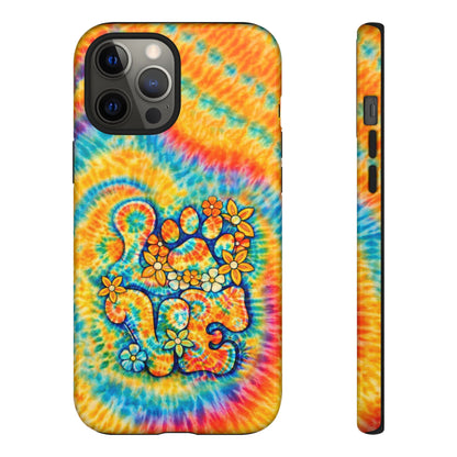 LOVE PAW PRINT SWIRL PHONE CASE  - TLHN2304264
